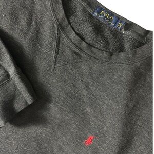 Polo Ralph Lauren 4XLT Big & Tall Men's Charcoal Gray Crewneck Sweatshirt